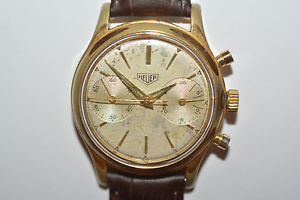 Heuer Chronograph Armbanduhr Vintage Chrono Watch Valjoux 92 Wristwatch Uhr