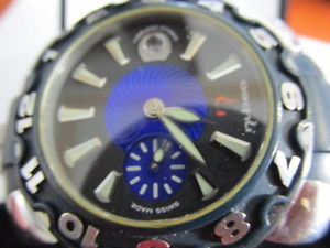 Large Nubeo Jellyfish Stainless & Rubber Skeleton Back Automatic Mens Watch 48mm