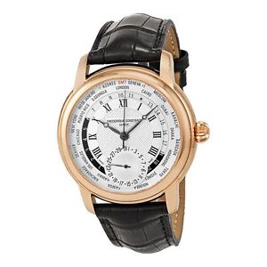 Frederique Constant FC-718MC4H4 Mens Silver Dial Analog Automatic Watch
