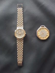 Audemars Piguet Quantieme Perpetual automatic wristwatch and pocket watch combo
