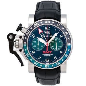 Graham Chronofighter Oversize GMT Chronograph Men's Watch - 2OVGS.B12A