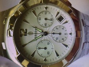 Concord Saratoga Stainless Steel Men's Automatic Chronograph w/Boxes