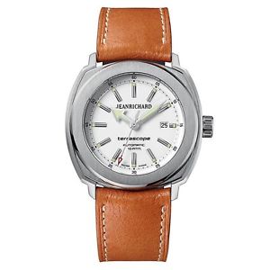 JEAN RICHARD TERRASCOPE - Brown Leather Strap - Swiss Automatic RRP £2100 - NEW