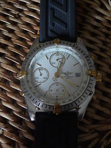 Breitling Chronomat automatic chronograph steel and gold, just serviced