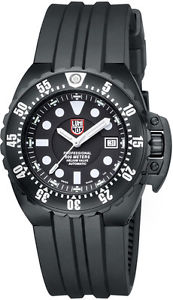 1500 Luminox Series 1511 Automatic Men's Watch, Black Dial Rubber Strap - NEW
