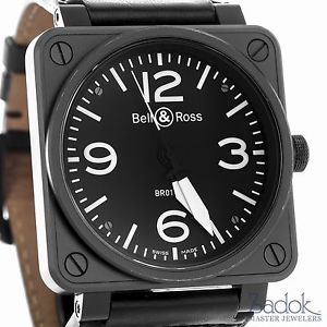 Bell & Ross Aviation BR 01-92 Stainless Steel Carbon Black 46mm Men’s Watch