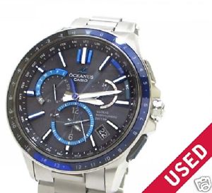 Auth CASIO Oceanus OCW-G1100 SS Solar Quartz Men's watch