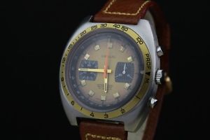 Cadillac by Nicolet Diver Chronograph Depth Gauge Watch Very Nice, Super Rare!!