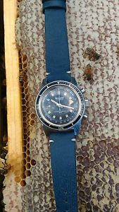 Accurist Chronograph Diver Vintage Swiss Manual Wind