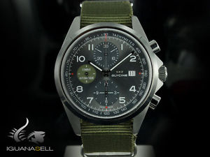 Glycine Combat Chronograph Watch, GL 750, Stainless steel, 3924.10AT-TB2