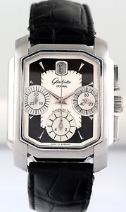 Glashütte Original Rectangular Chronograph Automatic Germany C2000 Wristwatch