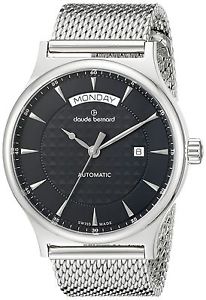 Claude Bernard Men's 83014 3M NIN Classic Gents Silver-Tone Watch New