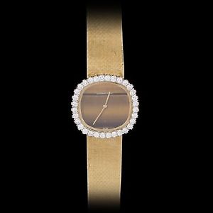 Audemars Piguet. Lady's yellow gold Diamond wristwatch