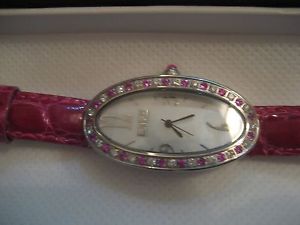 Effy Diamond/Pink Sapphire 1.77 Tcw Mother-of-Pearl Dial Ladies Watch Z00Z100DPO
