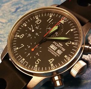 FORTIS FLIEGER CHRONOGRAPH AUTOMATICO DAY-DATE SUB 100 Mt