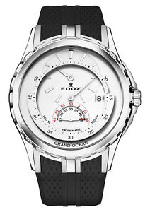 Edox Grand Océano Regulador Reloj Hombre Automático 45mm 77002 3 AIN