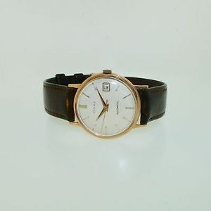 Doxa 18k Rose Gold Automatic Movement Vintage Wrist Watch