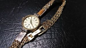 Estate Genuine "PB" Ladies 14kt Yellow Gold Diamond Vintage Watch,1930s --RARE--