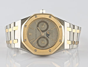 Audemars Piguet Royal Oak Day Date Moonphase Gold & Steel Automatic Wristwatch