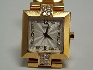 Concord La Scala Ladies All 18K Yellow Gold with Diamonds Quartz Watch
