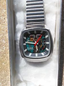 Bulova Accutron Spaceview 100th Anniversary 1975 stainless