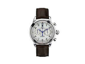 Ball Trainmaster Cannonball Automatic Watch, White, Chronograph, CM1052D-L1J-WH