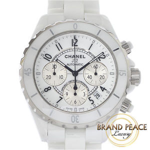41 mm Chanel J12 chronograph white ceramic automatic H1007 mens Free Shipping