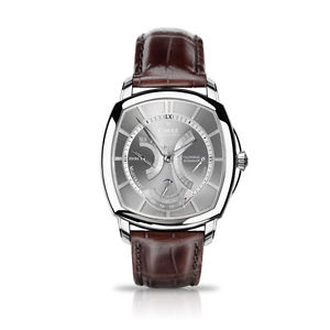 CIMIER swiss watches-Day Rétrograde Automatic Watch -Grey Dial-Water Resistance