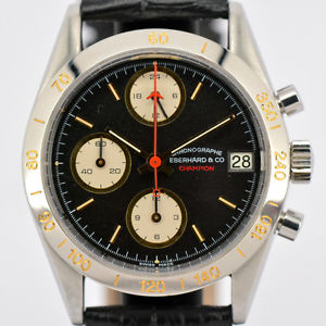 Auth EBERHARD&Co Champion Chronograph 31022 Automatic Men's Watch #4863