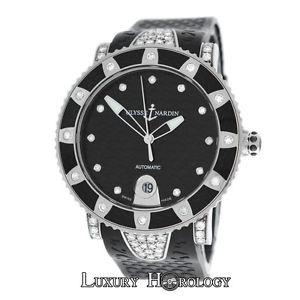 Authentic Lady's Ulysse Nardin Marine Diver 8103-101 Date Steel Automatic Watch