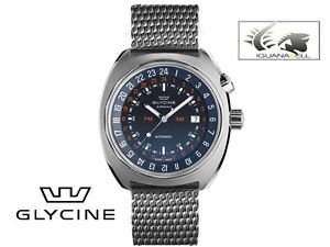 Glycine Airman SST 12 Watch "Purist" 24h ETA 2893-2 Automatic - Mesh