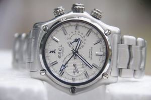 Ebel 1911 BTR Automatic GMT Chronometer Men's Watch E9240L70 Cal.240 COSC Rare