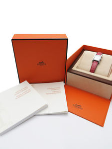 Hermes “H Watch” 11P Diamond Ladies Quartz HH1.110 with Box and Guarantee