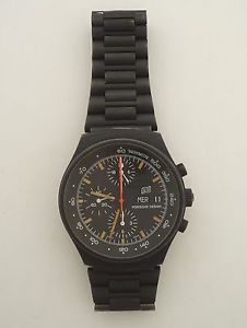 Cronografo Porsche Design PVD nero ref.7176 - Lemania 5100 vintage chronograph