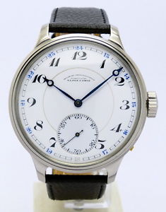 A.Lange & Söhne MARIAGE Armbanduhr 49mm - TU Werk von 1935 Glasboden Zertifikat