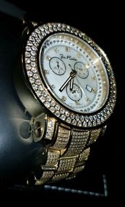 Joe Rodeo Jr. 13.63ct White Diamond Watch in EXCELLEN COND. Benny, Jacob, Freeze