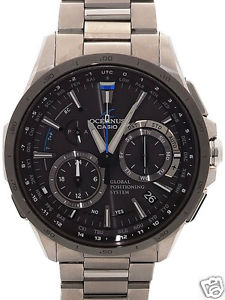 Auth CASIO Oceanus OCW-G1000DB-1AJF Solar Quartz Titanium Men's watch