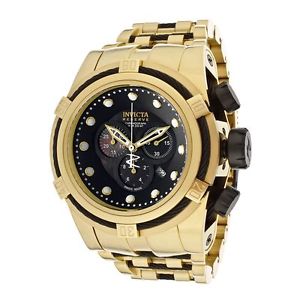 Invicta 12737 Mens Black Dial Analog Quartz Watch with Stainless Steel Strap