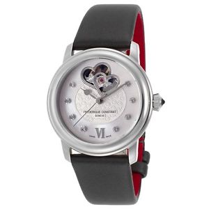 Frederique Constant FC-310WHF2P6 Womens White Dial Analog Automatic Watch