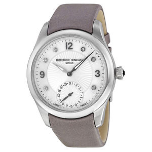 Frederique Constant Mother of Pearl Leather Ladies Watch FC-700MPWD3M6