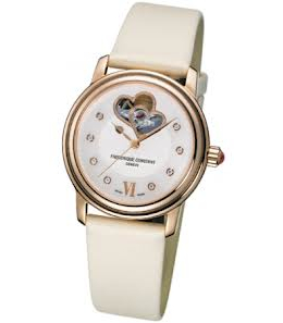 Frederique Constant Heart Beat Mother of Pearl Dial Ladies Watch 310DHB2P4