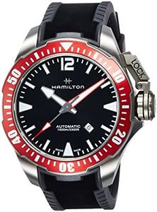Hamilton Khaki Navy  Frogman Automatic Black Dial Mens Watch H77805335