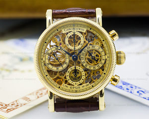 Chronoswiss CH 7521 Opus 18K Yellow Gold CH-7521, CH7521 BOX + PAPERS