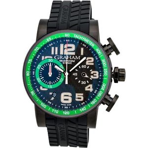 Graham Silverstone Stowe 44 Chronograph Automatic Men's Watch - 2SAAB.B02A.K07N