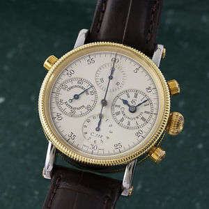 CHRONOSWISS RATTRAPANTE CHRONOGRAPH STAHL / GOLD CH7322 NP: 13400,- €