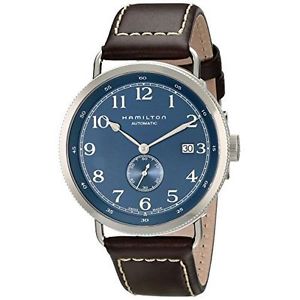 Hamilton Men's HML-H78455543 Khaki Analog Display Swiss Automatic Brown Watch