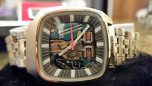 Bulova Accutron Spaceview 100th Anniversary 1975 Excellent inside/out