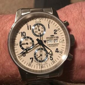Fortis Fleiger  vajoux 7750 chrono Two fortis for price of 1  month old