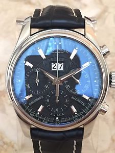 Armand Nicolet 9648A Big Date Chronograph, Tag, Book and Box. MSRP ~ $ 8,400