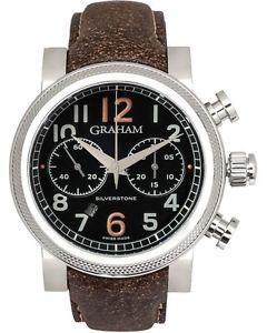 Graham Vintage Silverstone Vintage 30 Chrono Men's Watch - 2BLFS.B36A.L20S v2